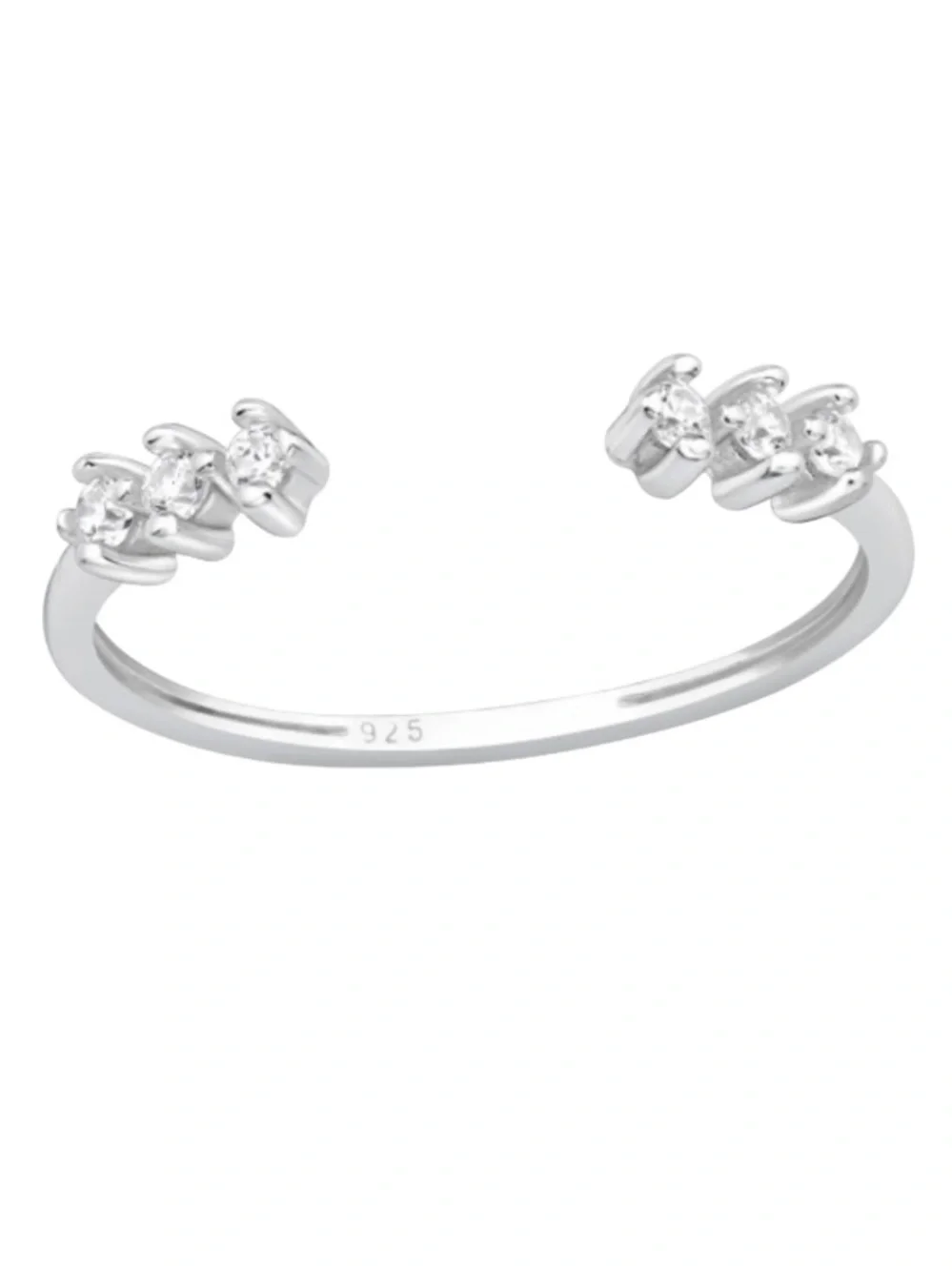 Sterling Silver Sparking Adjustable Toe Ring